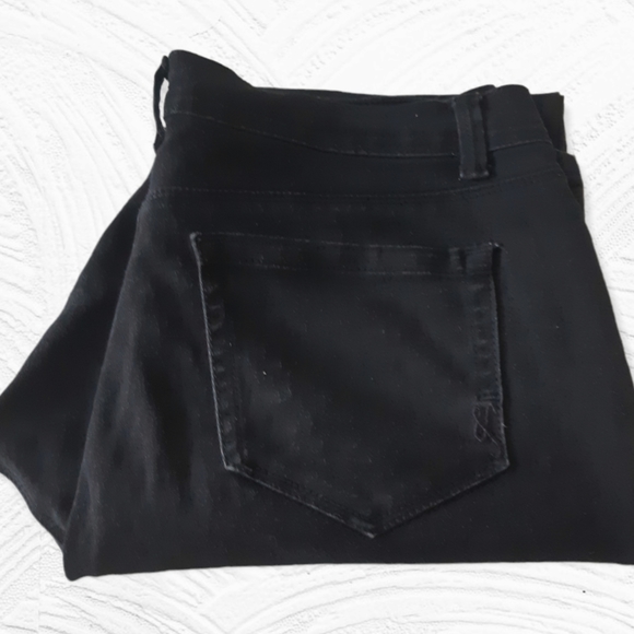 Style and co black bootcut denim zip jeans womens size 12P - Picture 7 of 7